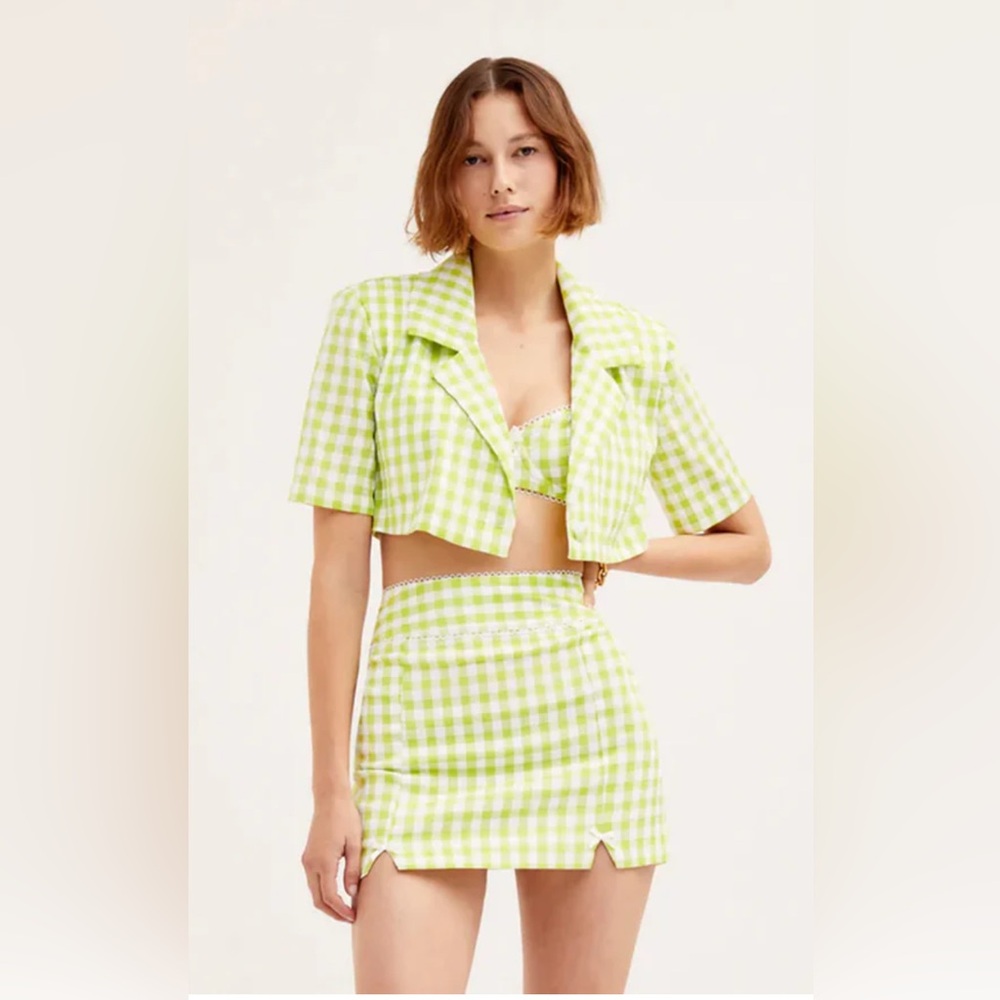 For Love and Lemons Maureen Mini Skirt NWT Size M - Picture 2 of 11